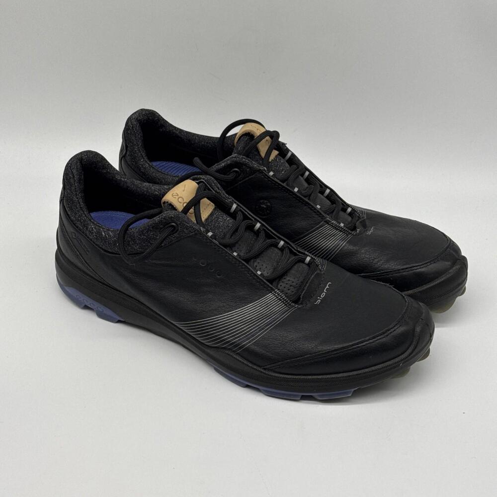 Ecco Biom Hybrid 3 Gore-Tex Black Leather Golf Shoes Womens 41 US 10 Extra Width